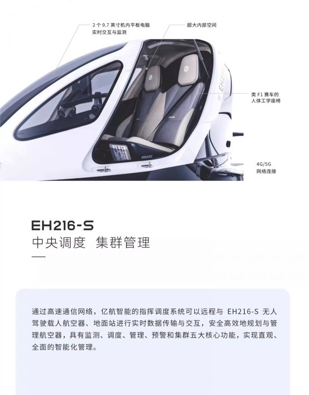 億航智能EH216-S 無(wú)人駕駛載人航空器價(jià)格參數(shù)(圖6)