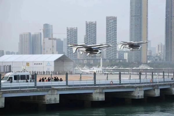  峰飛航空完成噸級以上eVTOL “空中出租車” 往返飛行10分鐘，跨長江首飛(圖3)