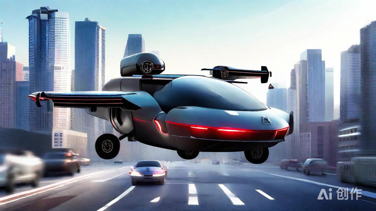 飛行汽車在城市交通中的應(yīng)用暢想：告別擁堵，快速出行(圖1)