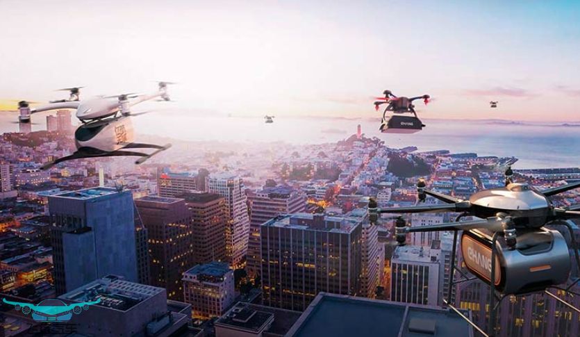 億航智慧物流體系，自動(dòng)規(guī)劃航線，自動(dòng)執(zhí)行飛行任務(wù)