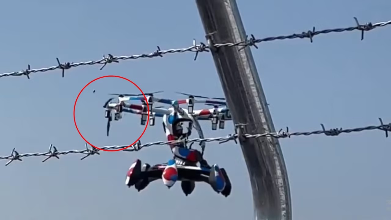 大阪世博會(huì)，“飛行汽車”螺旋槳突然損壞，表演緊急叫停(圖3)