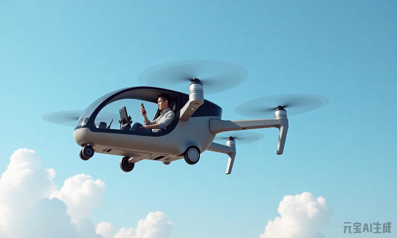 未來飛行汽車在空中飛行可以接打電話？