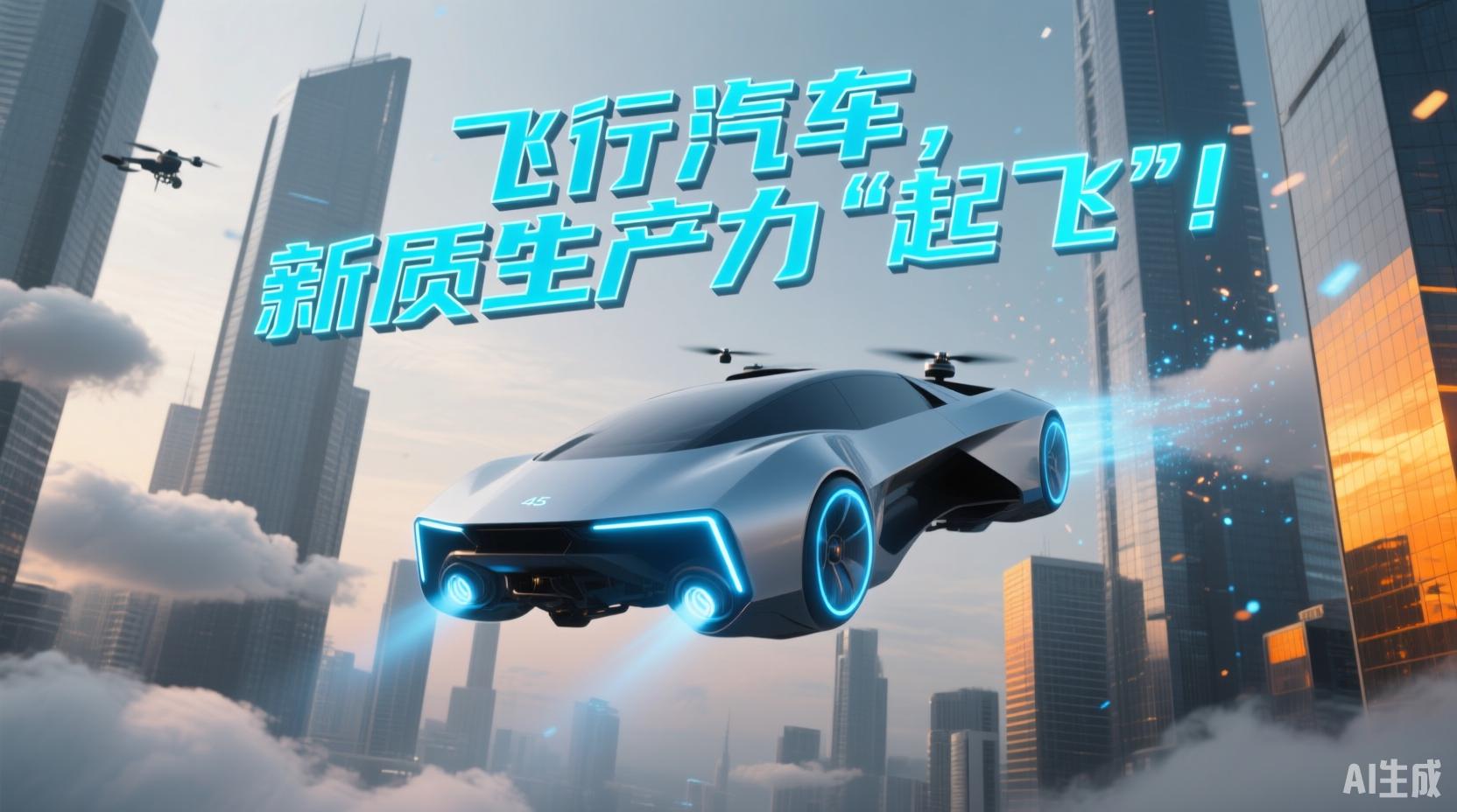 飛行汽車，新質(zhì)生產(chǎn)力“起飛”！
