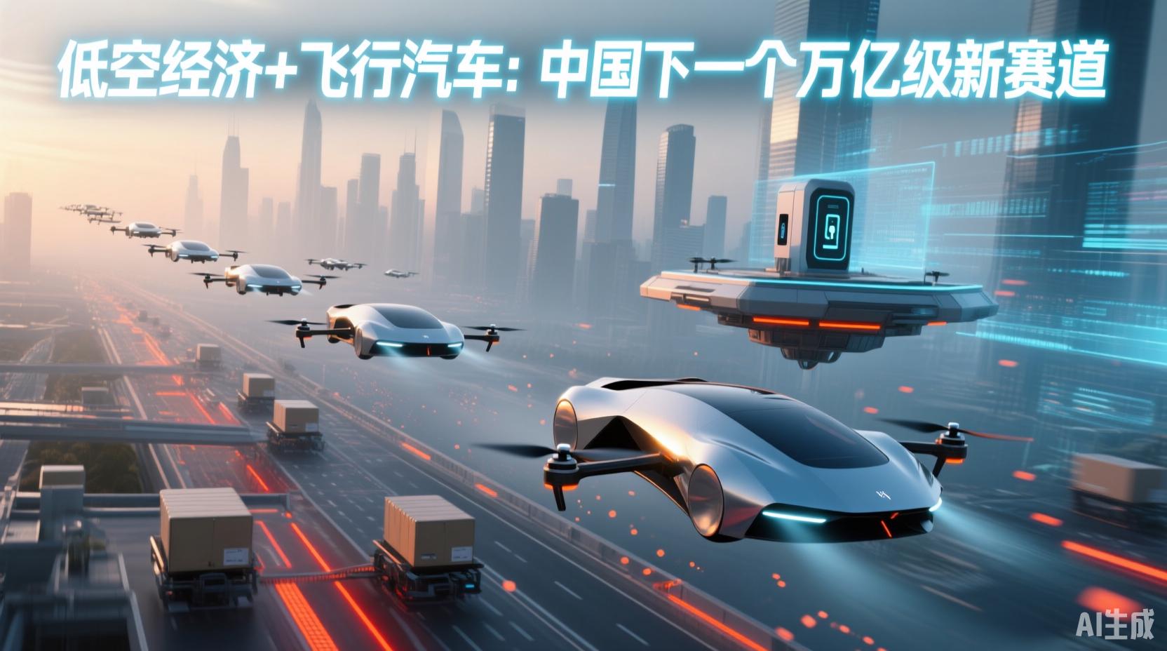 低空經(jīng)濟+飛行汽車：中國下一個萬億級新賽道