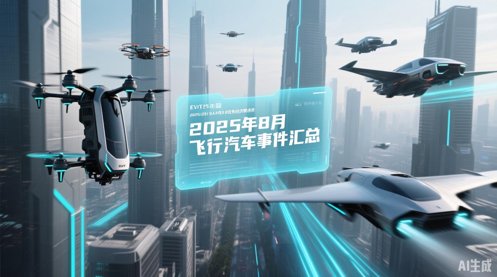2025年8月飛行汽車事件匯總