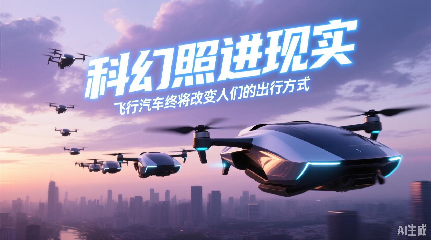 科幻照進現(xiàn)實，飛行汽車終將改變人們的出行方式