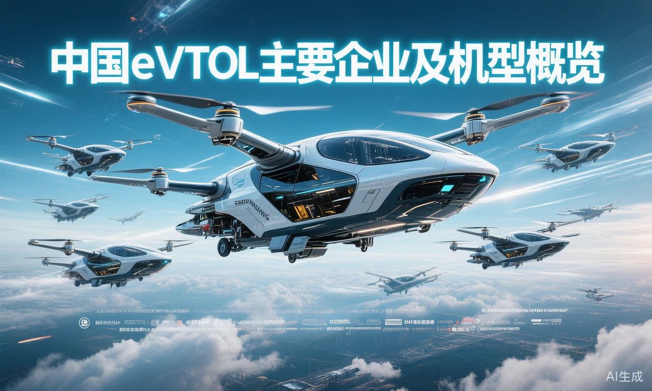 中國eVTOL主要企業(yè)及機型概覽