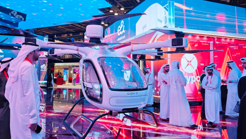 廣汽高域攜雙旗艦飛行汽車(chē)亮相GITEX 2025，中國(guó)低空新質(zhì)生產(chǎn)力驚艷中東